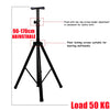 Adjustable Tripod Speaker Stand Kit 35mm Heavy Duty with Safety PIN 0.9M-1.7M