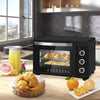 21L Mini Oven w/ Adjustable Temperature Timer Toaster Pizza Tabletop Oven 1280W