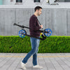 Kids Kick Scooter Foldable Ride On Height Adjustable LED Light-Up Scooter