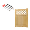 Wooden Garden Gate Pedestrian Privacy Fence Gate Porch Decorative Fence Panel