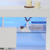 TV Stand 160cm High Gloss TV Unit Cabinet Sideboard With LED Light & Drawers
