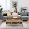 LiftTop Coffee Table Living Room Central Table w/Lifting Tabletop Cocktail Table