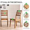 Lynton 2x Dark Walnut Effect Solid Wood Dining Chairs