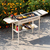Garden Barbecue Smoker Burner Charcoal Grill Camping Outdoor Cooking Section