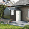 Metal Garden Shed Outdoor Storage Shed Patio Yard Tool Shed Galvanised Steel