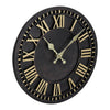 GARDEN ROMAN WALL CLOCK LARGE INDOOR OUTDOOR BIG ROMAN NUMERALS RESIN WATERPROOF