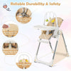 4-in-1 Baby High Chair toddler Foldable Feeding Chair w/ Removable Cushion