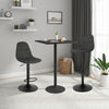 1/2/4/6x Bar Stool Kitchen Breakfast Pub Stool w/ Backrest Gas Lift Swivel Chair