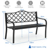 Garden Patio Bench Loveseat Outdoor Decor Furniture Park Bench Chair w/Backrest