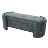 Modern Upholstered Ottoman Storage Seating Bench Footrest with Storage Chest Box