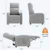 Recliner Armchair for Living Room, Recliner Chair with Adjustable Legrest