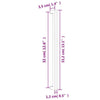 Cabinet Handles 5 pcs Bronze 320 mm Stainless Steel