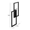 Industrial Rectangular LED Wall Light Waterproof Lighting Wall Sconce Outdoor