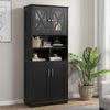 Freestanding Pantry Cabinet Kitchen Cupboard Sideboard Cabinet w/ Shelves