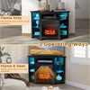 Fireplace TV Stand for TVs up to 50 Inches Electric Fireplace Insert LED Lights