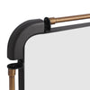 Rustic Industrial Metal Pipe Wall Mirror HD Make up Mirror Vertical / Horizontal
