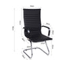 PU Leather High Back Home Office Chair Dining Room Ergonomic Computer Chair