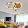 Square/Ring LED Ceiling Lamp Dimmable Light Chandelier Fixture Living Bedroom