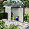 Metal Garden Shed Outdoor Storage Shed Patio Yard Tool Shed Galvanised Steel