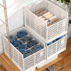 Plastic Foldable StorageBox Drawer Underwear T-shirt Pants Organizer Box Divider