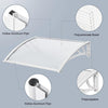 Door Canopy Awning Shelter Front Back Porch Outdoor Shade Patio Roof Rain Cover