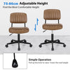 Ergonomic PU Leather Office Chair Swivel Chair Height Adjustable Computer Chair