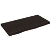 Wall Shelf Dark Grey 80x40x4 Treated Solid Wood D8D3
