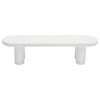 White Painted Coffee Table, TV Stand for TV up to 70 inch, TV Table, 160x40x40cm