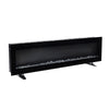 Electric Fire Wall Mounted Fireplace Freestanding Heater 9 LED Flame Dimmable