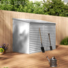 5 X 9 ft Outdoor Garden Storage Shed Metal Lean to Pent Shed for Tool Bike