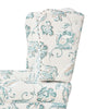 Armchair Stylish Modern Living Room Accent Chair Wood Frame Floral Pattern Sofa