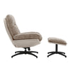 Swivel Egg Chair Lounge Armchair Lazy Lounger Sofa Home Office Executive Chairs