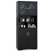 Freestanding Pantry Cabinet Kitchen Cupboard Sideboard Cabinet w/ Shelves