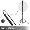 VEVOR 24" Tabletop Color Prize Wheel 14 Slots Dry Erase Show Fortune Spinning