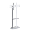 Heavy Floor TV Stand Height Adjustable Cantilever TV Mount Marble Base fr 40-75”