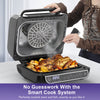 6L Health Grill & Air Fryer 8 in 1 Oven Cooker With 8 Cooking Functions Oil Zrrq