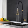 Stainless Steel Taps Kitchen Sink Mixer Swivel Spout Single Lever Mono Faucet