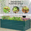 Garden Raised Planter Grow Bed Rectangle Steel Trough for Vegetable Plant Flower