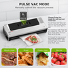 High-Speed Strong Vacuum Sealer Machine with 4 Modes, Sous Vide & 40 Vacuum Bags