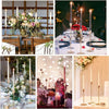 3x Candlestick Holders Tall Candle Holder Metal Candelabra Wedding Table Manners