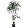 120cm Artificial Faux Plants Tree In Pot Garden Home In/Outdoor Wisteria Flowers