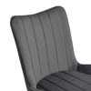 Set of 2 Velvet Dining Chairs Set Padded Seat Metal Legs Kitchen Home Furniture