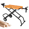 Mitre Saw Stand 100in Rolling Foldable Wheeled Miter Saw Stand 550lbs
