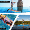 10.5FT Inflatable Stand Up Paddle Board SUP Surfboard Adjustable Non-Slip Deck