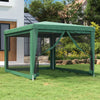 Bopdu Gazebo With Sidewalls Marquee Party Tent with 4 Mesh Sidewalls B8S7