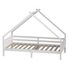 Kids Playhouse Platform Children Kid Treehouse Bed Frame Solid Wooden Bed Canopy