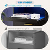 Bedside Table with Charging Station & Led Lights, Bedside Cabinet with 3 Drawers