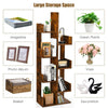 8 Tier Bookshelf Storage Display Floor Standing Bookcase Shelving Organizer Home