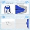 Set of 2 High Back Boat Seat Folding Fishing Boat Chair W/ Long Fixation Strap