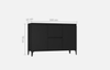 Sideboard Cabinet Storage Unit Cupboard With Drawers Doors Living Room Furniture